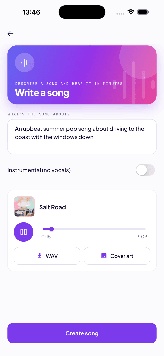 Write a song
